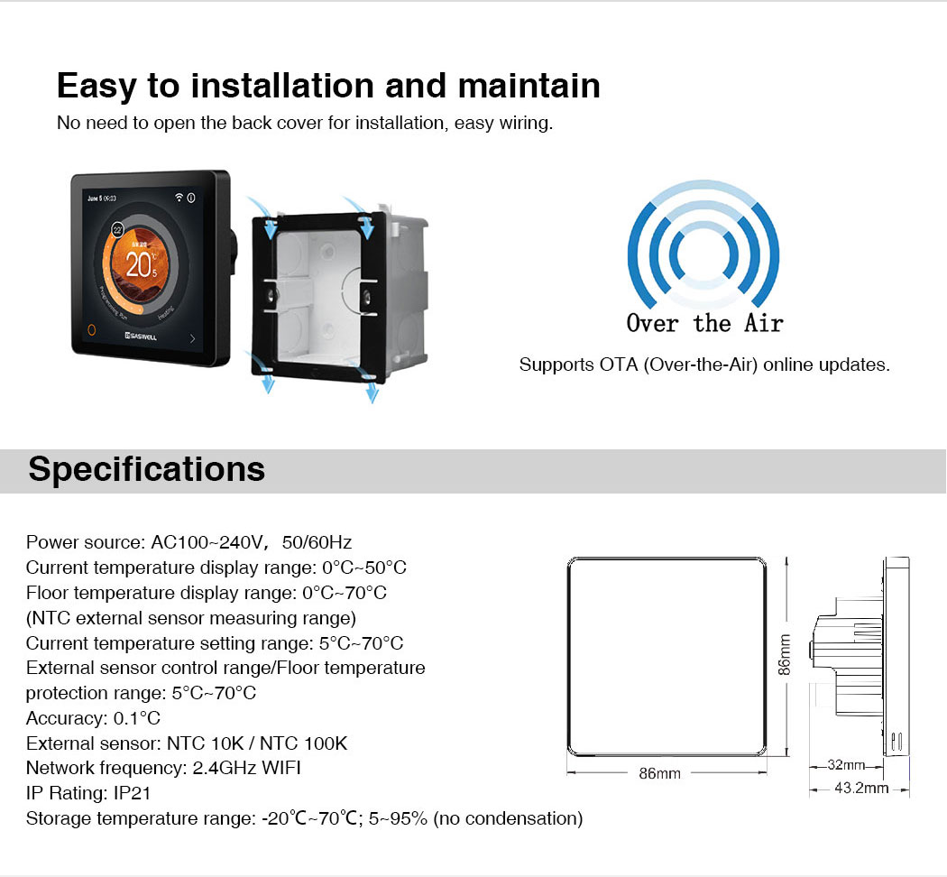 Electric heating control