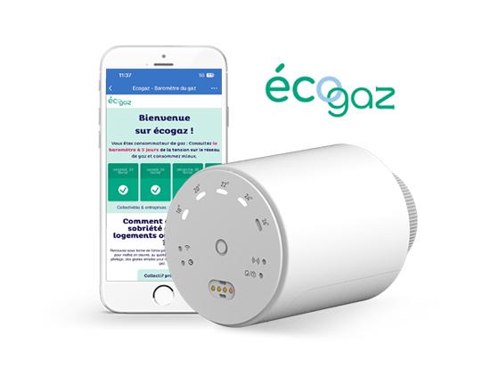 thermostat connecté sans fil et intelligent