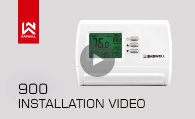 Thermostat mécanique, Thermostat numérique programmable SAS900 Vidéo d'installation