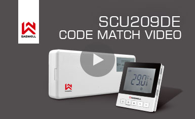 Code vidéo SCU209DE du centre de commande de chauffage de la conduite d'eau