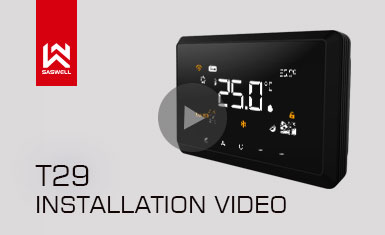 Vidéo d'installation du thermostat compatible Google Home Smart T29UTW-7-WIFI (TY)
